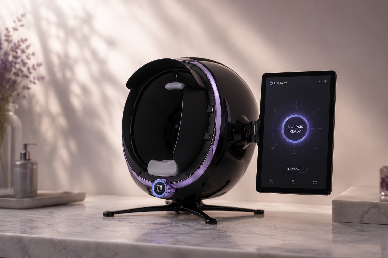 The AffiniDerm facial analysis scanner